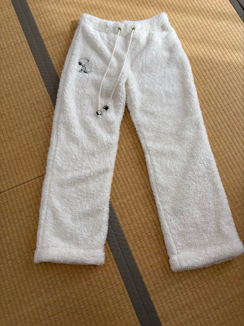 【aimerfeel】　スヌーピー　ルームフェア　セットアップ　もこもこ