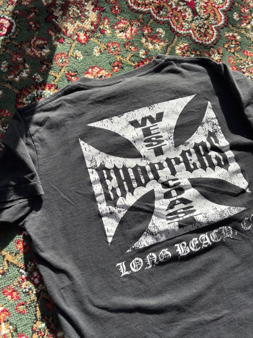 90s west coast choppers T-shirt ブラック M程度