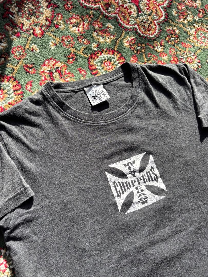 90s west coast choppers T-shirt ブラック M程度