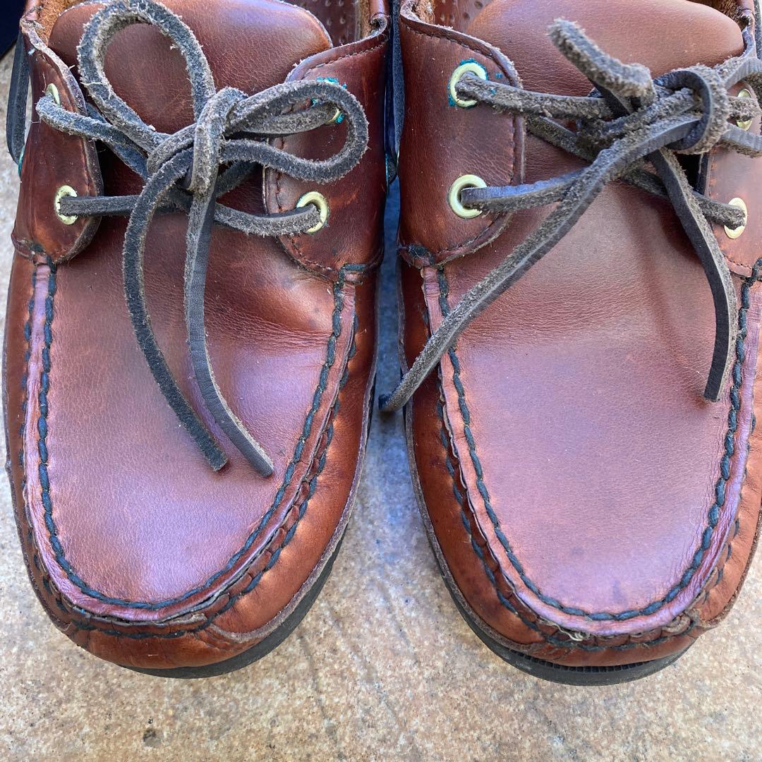 SEBAGO ブラウン ローファー　牛革　モカシン　デッキーシューズ
