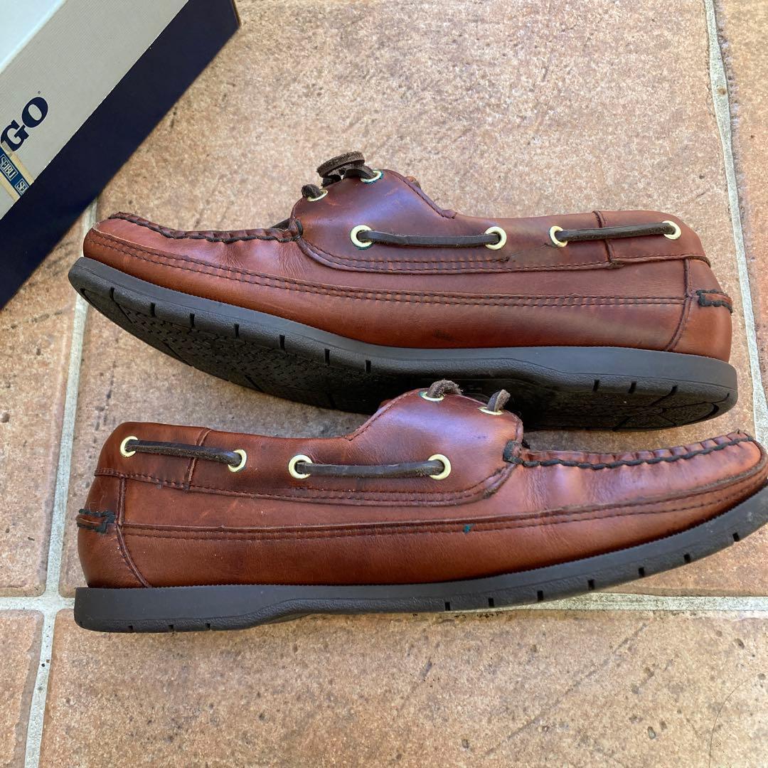 SEBAGO ブラウン ローファー　牛革　モカシン　デッキーシューズ