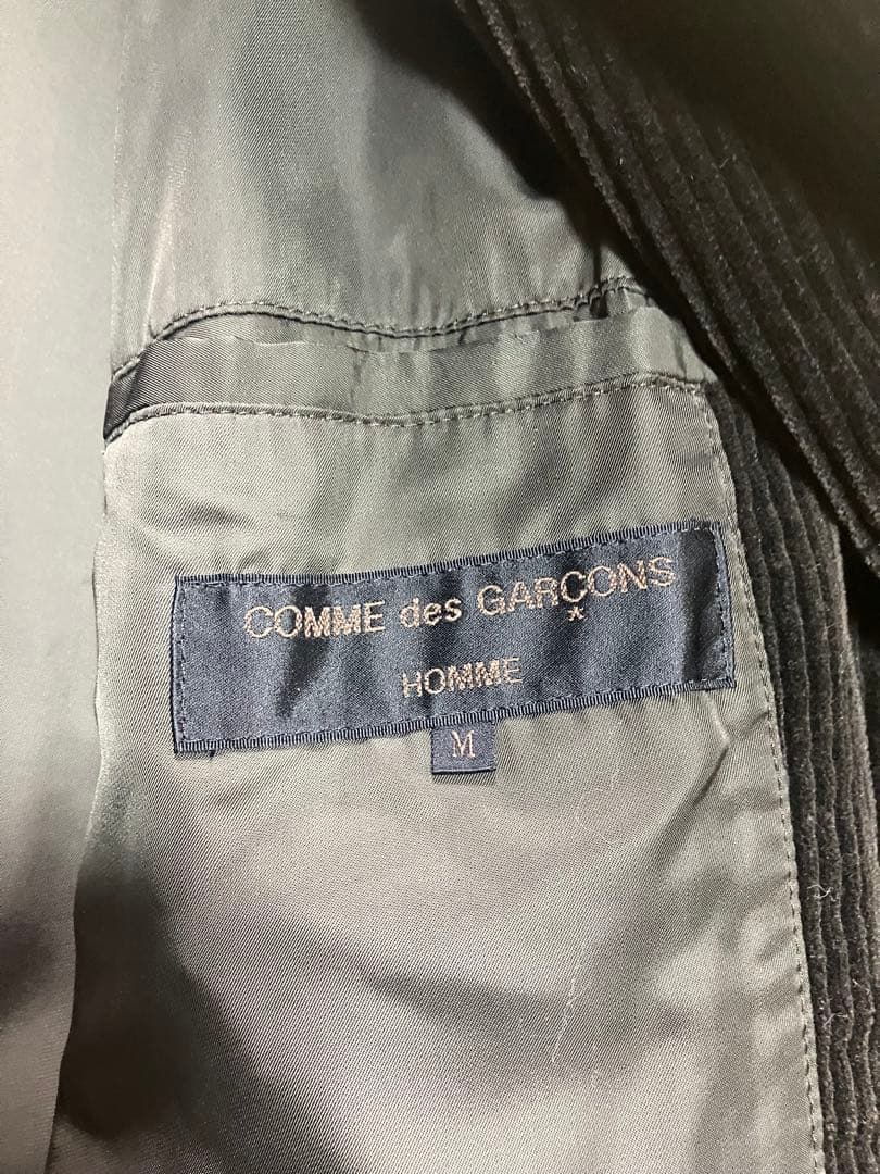 超希少 90s comme des garcons homme 襟レザー