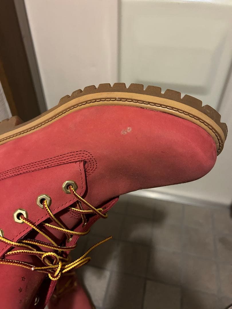 Timberland レッドブーツ　23.5