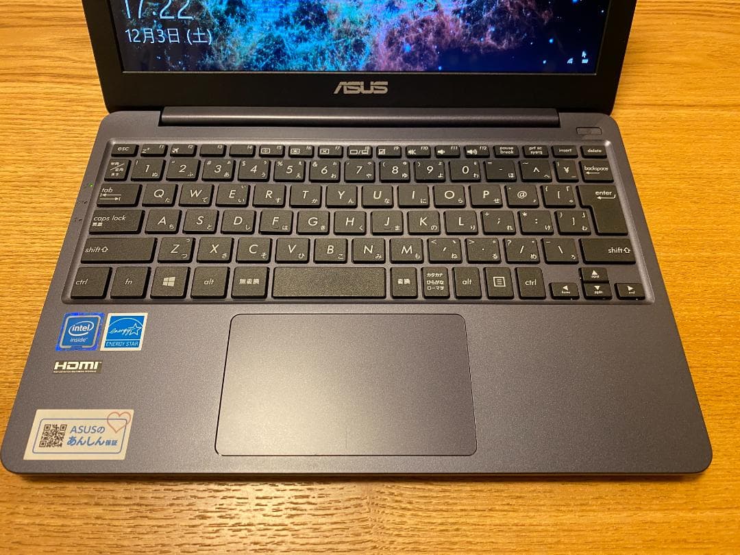 【極美品】ASUS VivoBook L203NA-FD126T ノートパソコン