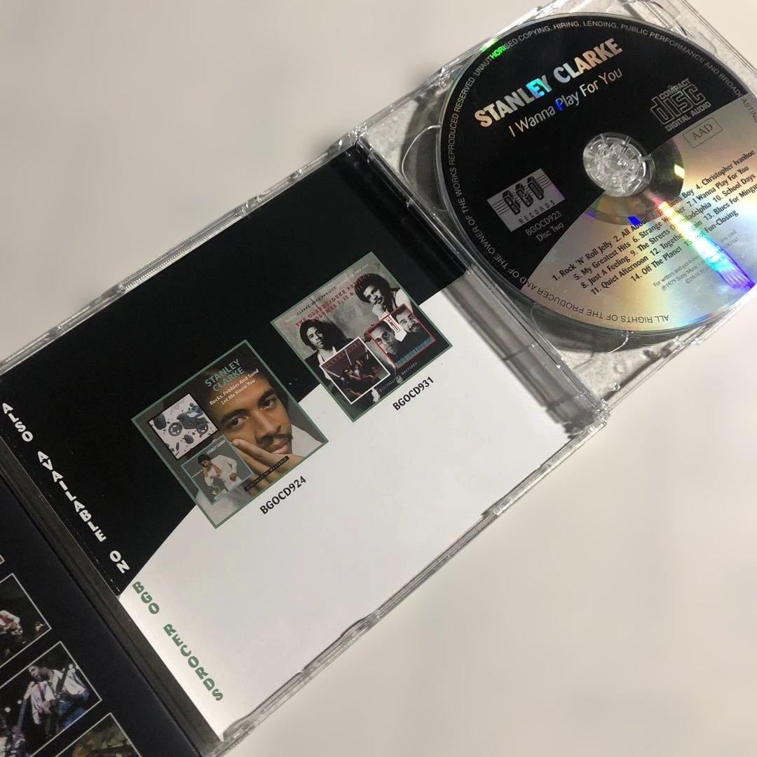 CD2枚組　スタンリー・クラーク　モダン・マン　アイ・ワナ・プレイ・フォー・ユー