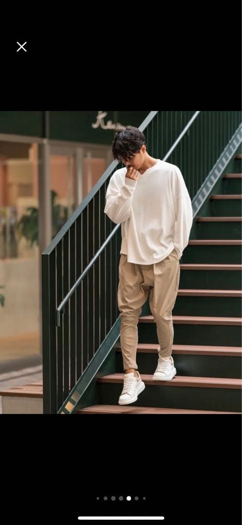 新品未使用CAMBIO Hem Rib Dobby Jacquard Pants