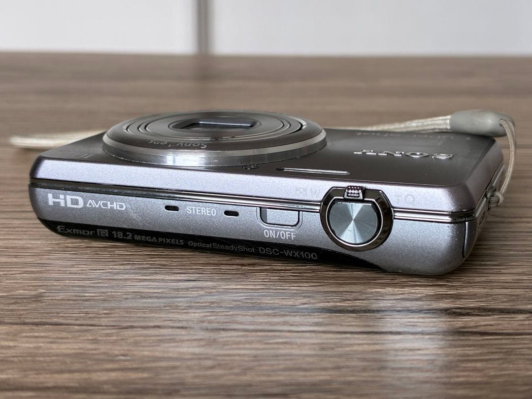 【箱付き】SONY Cyber-shot DSC-WX100 シルバー 18.2