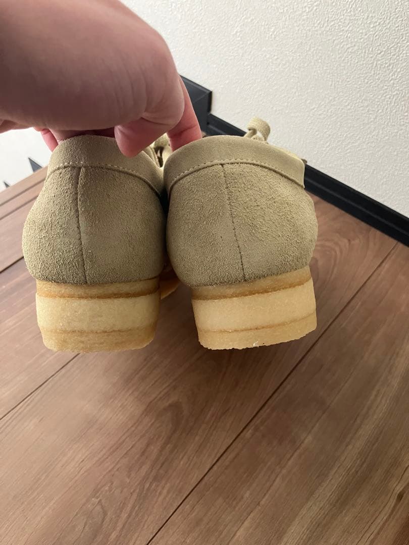 Clarks×Supreme Woven Wallabee tan