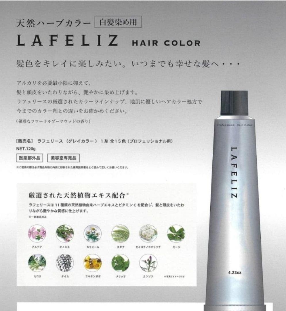 ラフェリース 6トーン&4トーン白髪染め黒染めカラー剤 40本セット