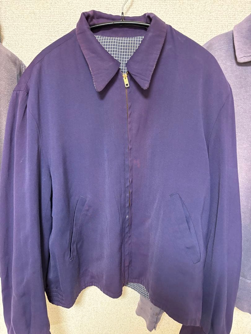 ジャケット・アウター 50s rayon gabardine jacket reversible