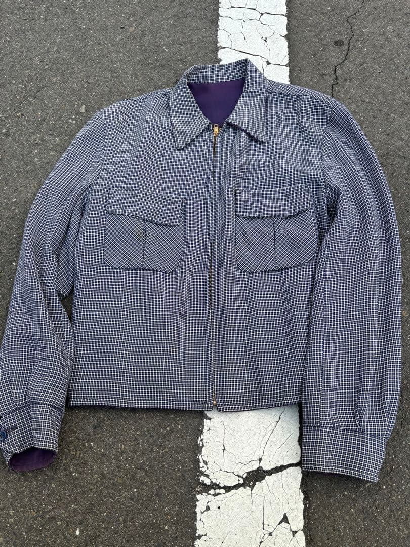 ジャケット・アウター 50s rayon gabardine jacket reversible