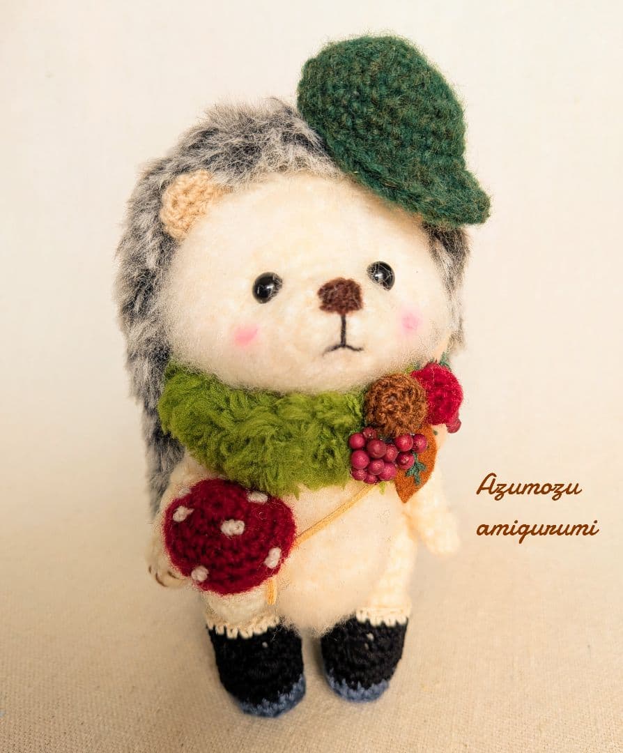 凛*.様 あみぐるみ★ハリネズミくん★ハンドメイド