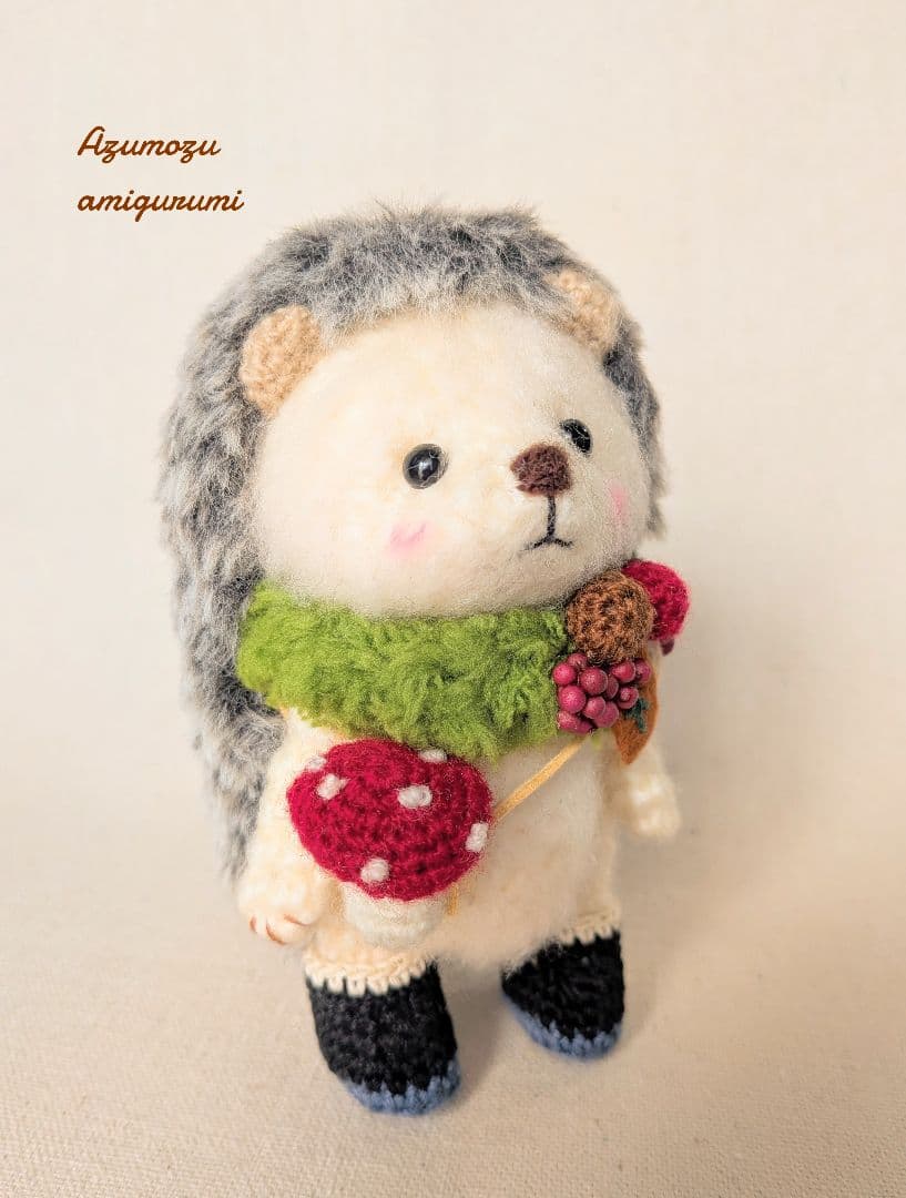 凛*.様 あみぐるみ★ハリネズミくん★ハンドメイド
