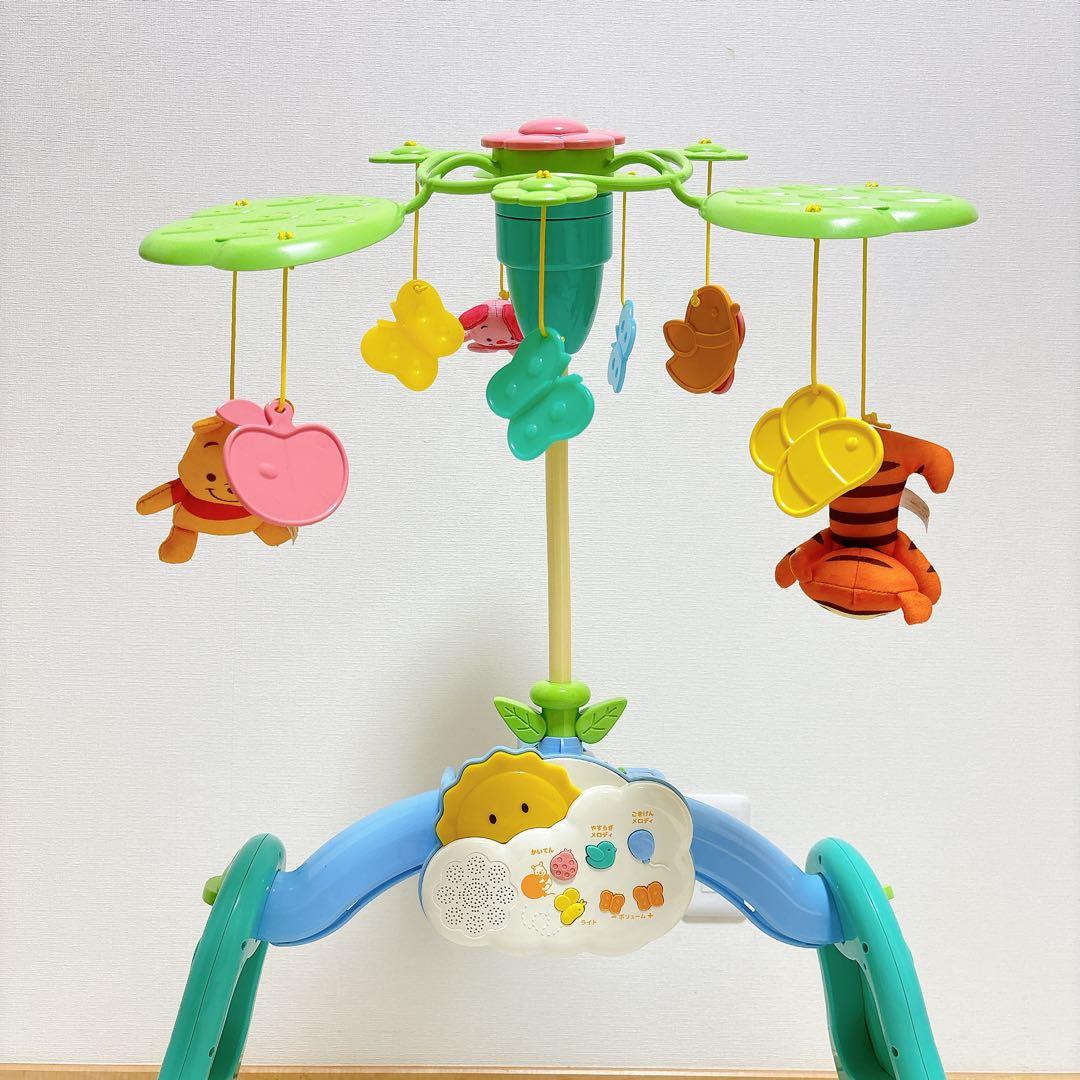 極美品♡くまのプーさん　6WAYジムにへんしんメリー　タカラトミー