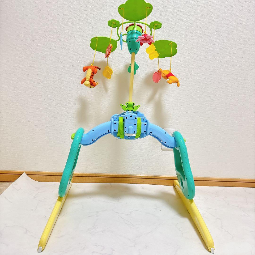 極美品♡くまのプーさん　6WAYジムにへんしんメリー　タカラトミー