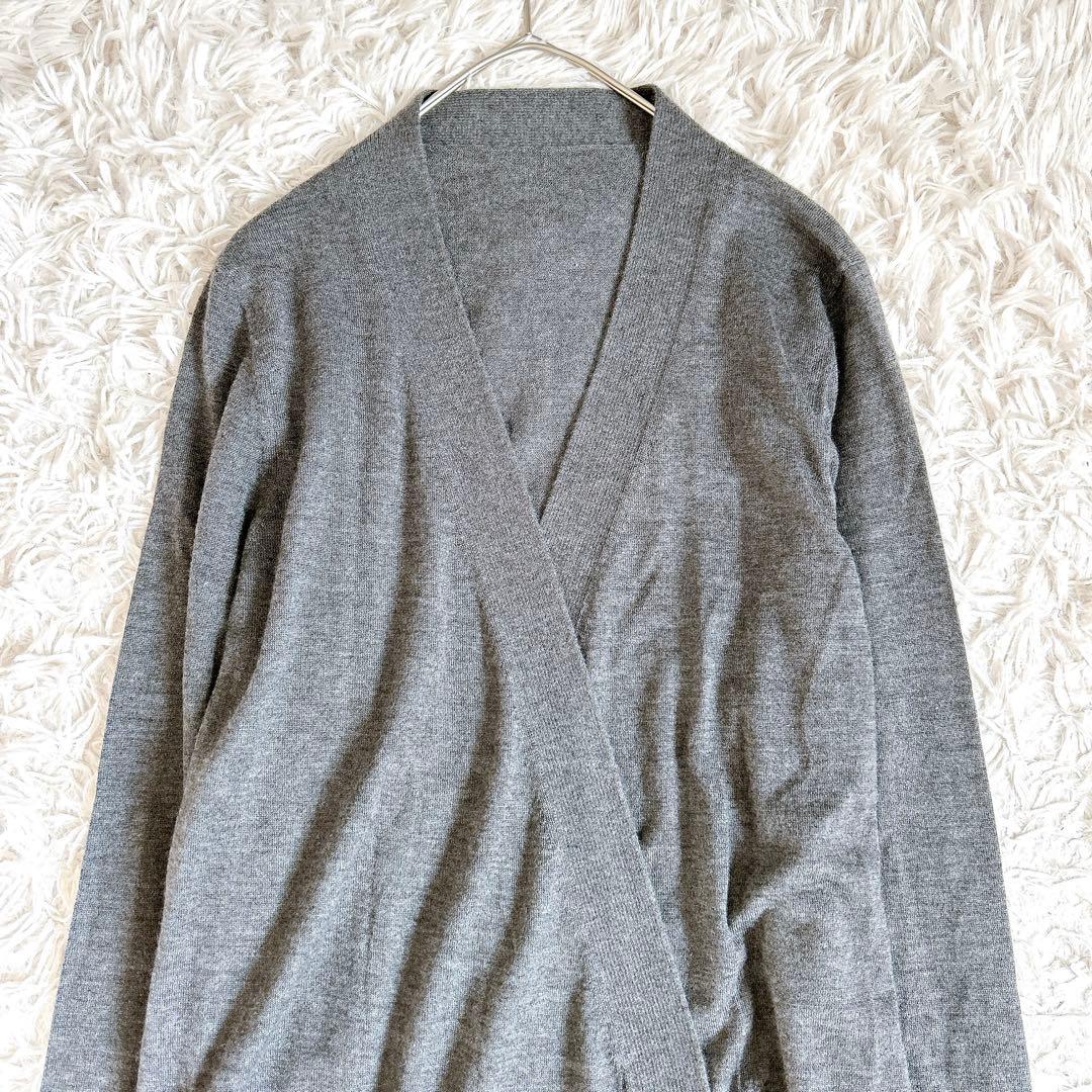 タグ付未使用⁂ダーマコレクション⁂ロングカーディガン　カシュクール　カシミヤ M
