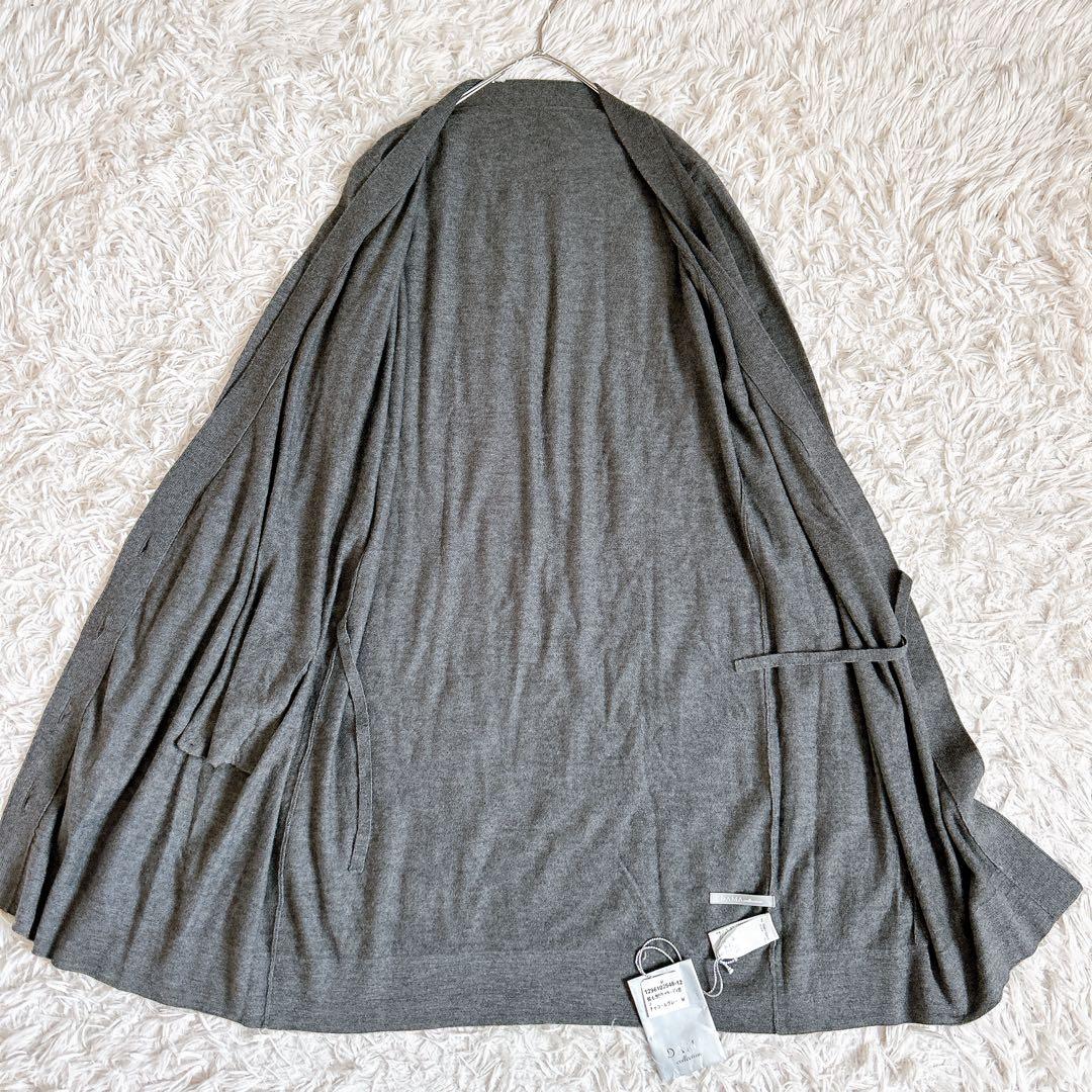 タグ付未使用⁂ダーマコレクション⁂ロングカーディガン　カシュクール　カシミヤ M