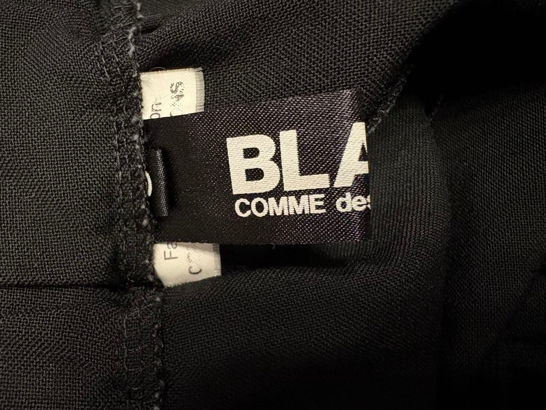 BLACK COMME des GARÇONS ウール変形ギャザースカート