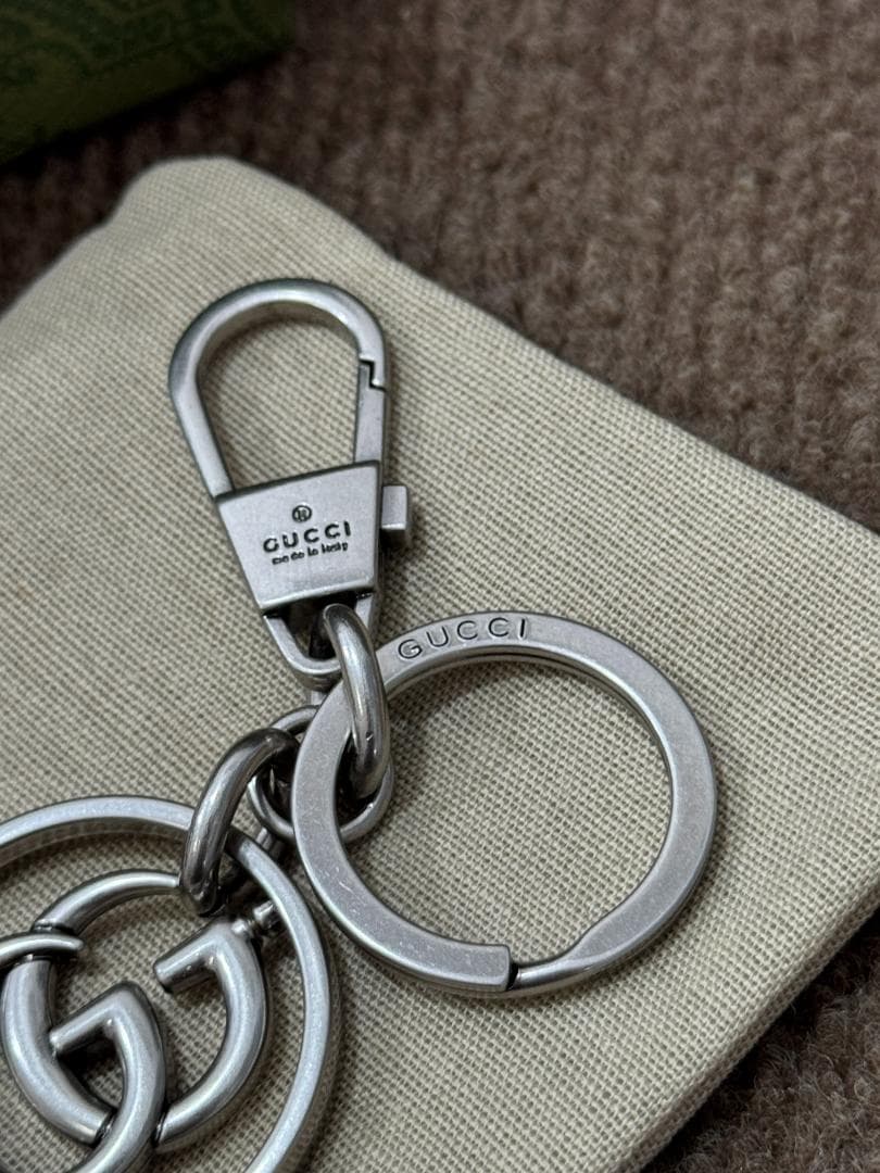 即発送/シルバー✭グッチ キーホルダー GUCCI　メンズ小物