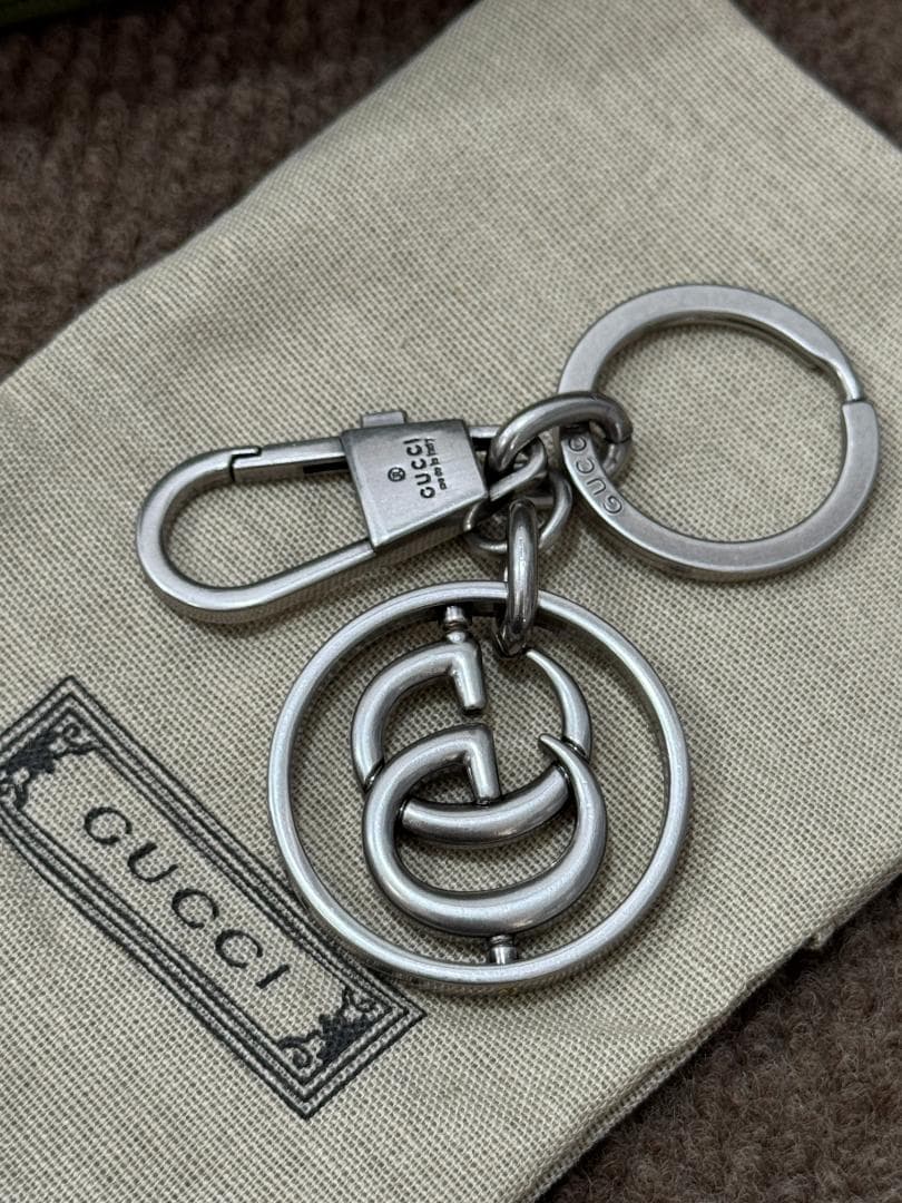 即発送/シルバー✭グッチ キーホルダー GUCCI　メンズ小物