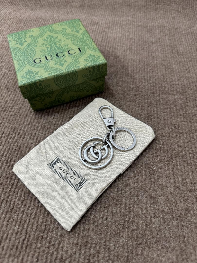 即発送/シルバー✭グッチ キーホルダー GUCCI　メンズ小物