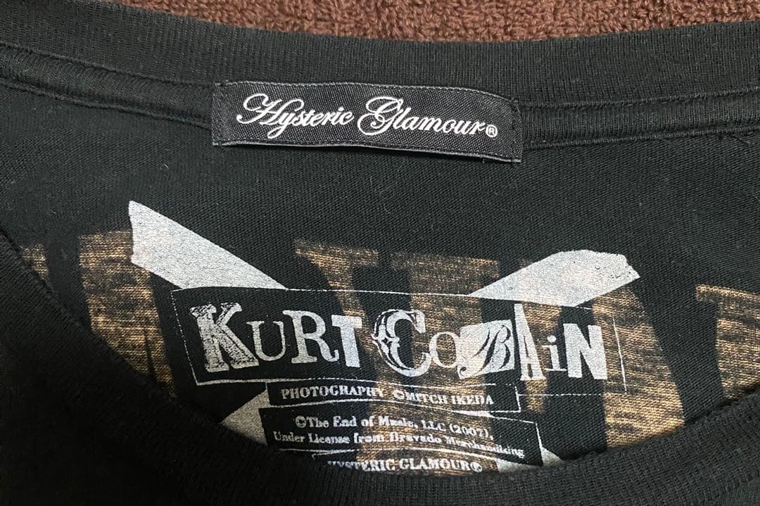 【人気モデル】Hysteric Glamour Tシャツ  Cobain