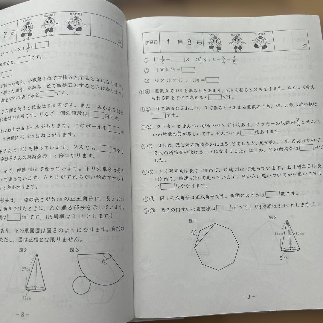 SAPIX 基礎力トレーニング 5年生１年分　中学受験　非売品　サピックス　算数