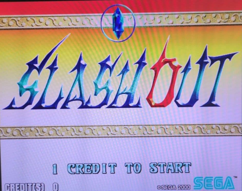 スラッシュアウト　NAOMIソフト　アーケードゲーム基板