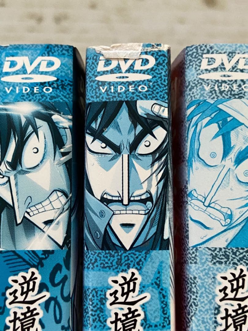 DVD アニメ　カイジ逆境無頼 全18 枚　レンタル　まとめ売り