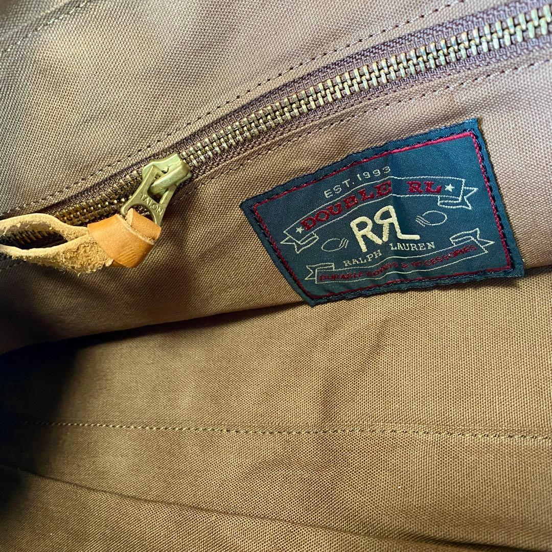 レア物 RRL デニムレザー ボストンバッグ