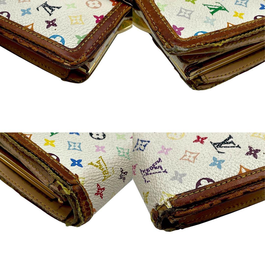 LOUIS VUITTON ルイヴィトン　折り財布　がま口　マルチカラー