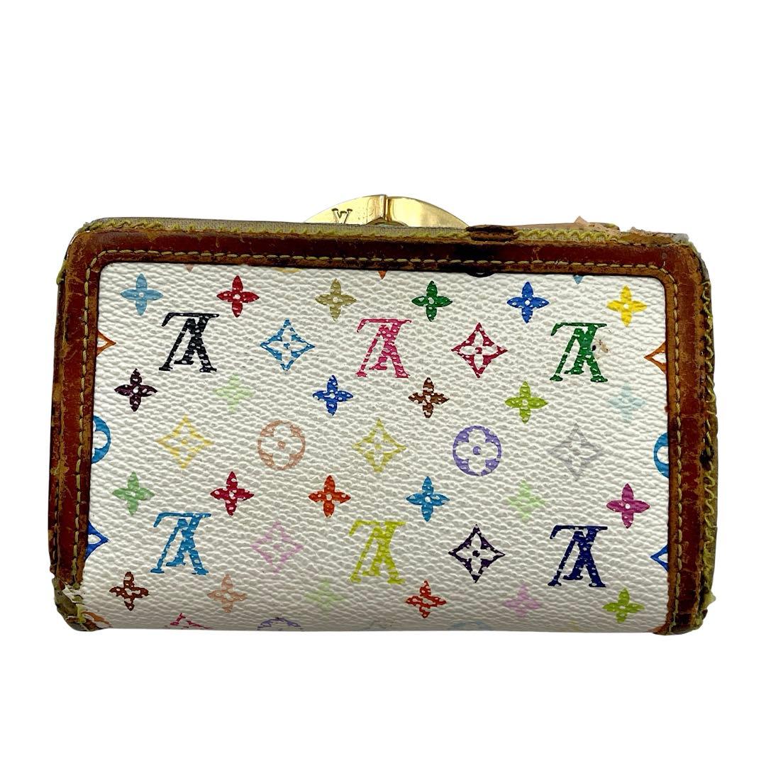 LOUIS VUITTON ルイヴィトン　折り財布　がま口　マルチカラー