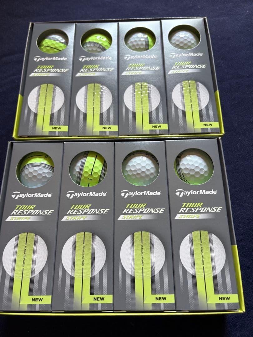 TaylorMade ツアーレスポンス　ストライプ　 イエロー　2ダース
