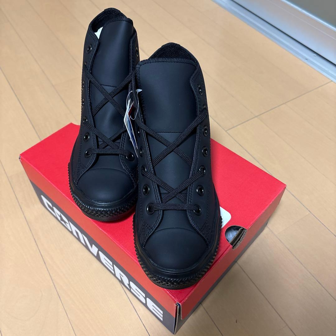 【新品・タグ付き】CONVERSEハイカットスニーカー　レインシューズ　23㎝