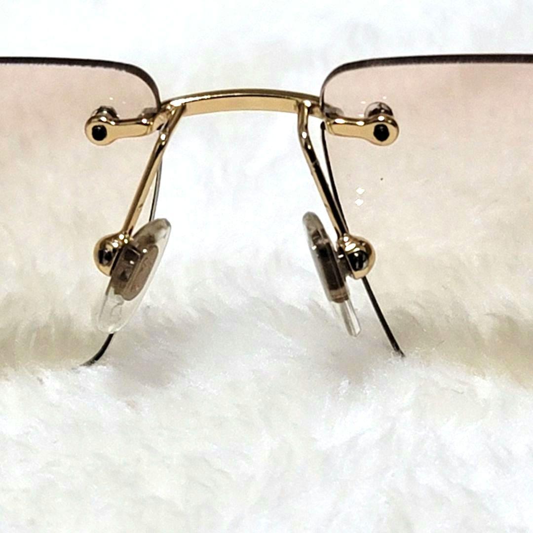 美品 VERSACE サングラス メデューサ グラデーション オレンジ ゴールド