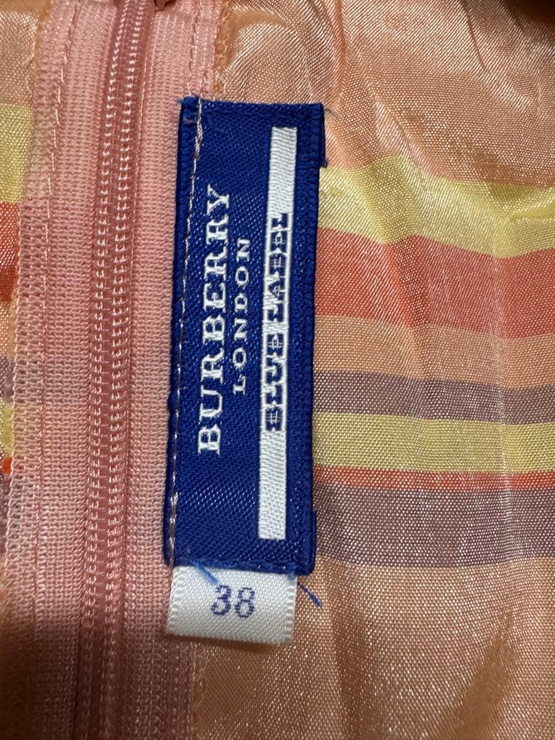 BURBERRY BLUE LABEL ブルーレーベル ボーダーワンピース 38