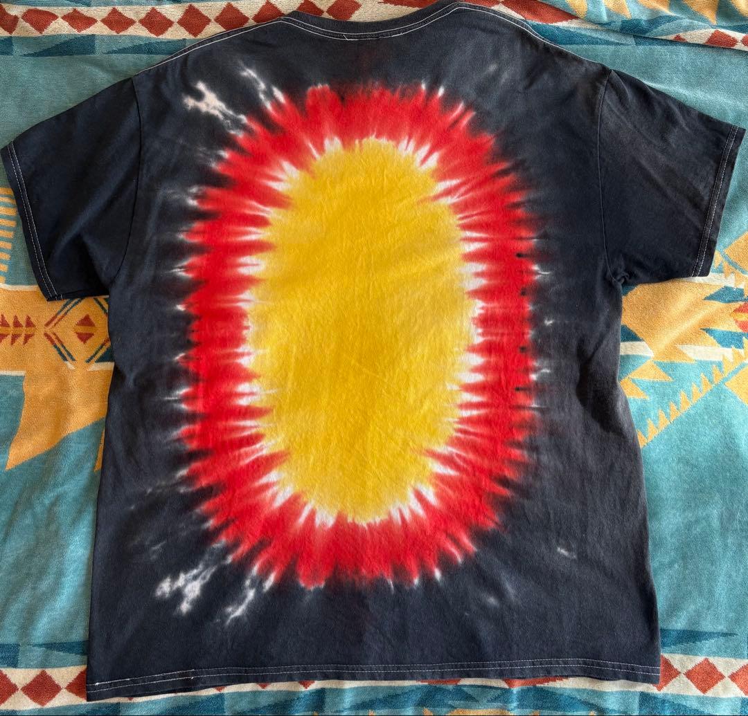 トップス CHALLENGER TIE DYE BURNING SNAKE TEE