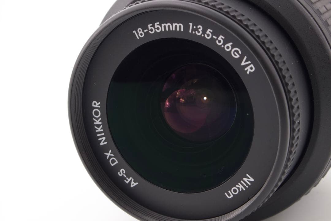 極美品✨Nikon D60 レンズキット　スマホ転送　手ぶれ補正 CCDセンサー