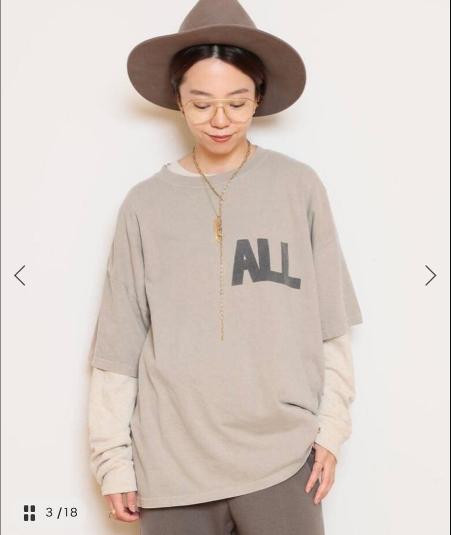【REMI RELIEF/レミレリーフ】BACK PRINT Tシャツ