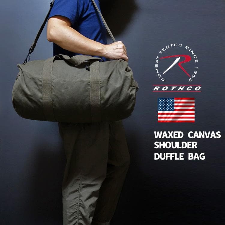 新品 ミリタリー ボストンバッグ 防水生地 2WAY ショルダー ROTHCO
