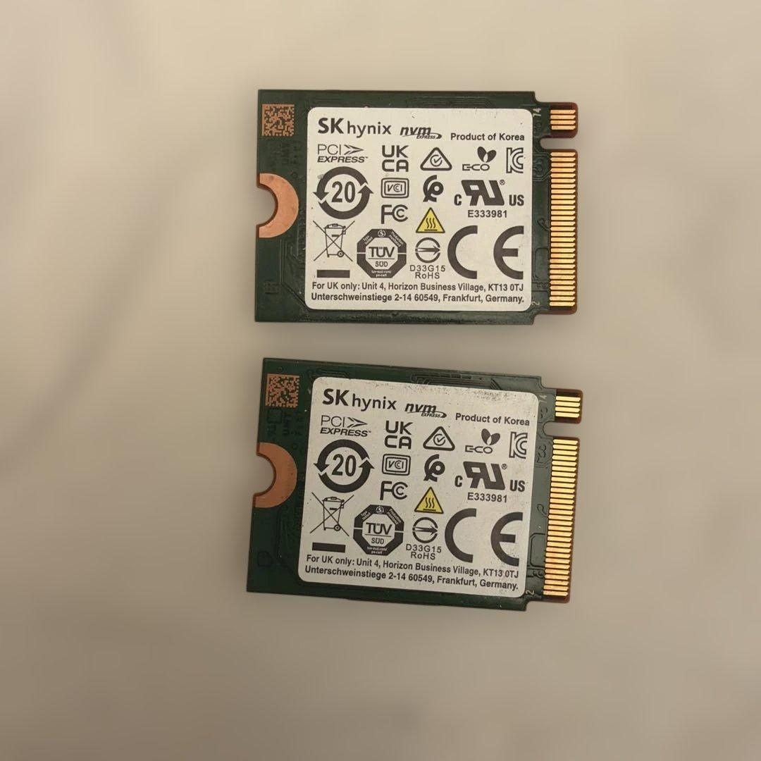 中*村様 SK hynix（エスケイハイニックス）製のM.2 NVMe SSD