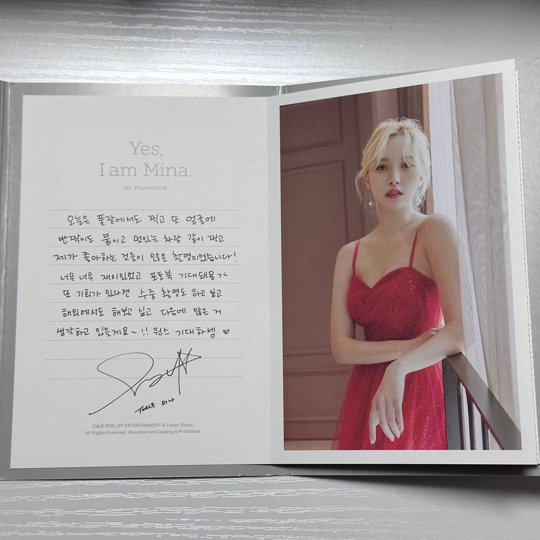 TWICE Yes, I am Mina. photo book ミナ トレカ