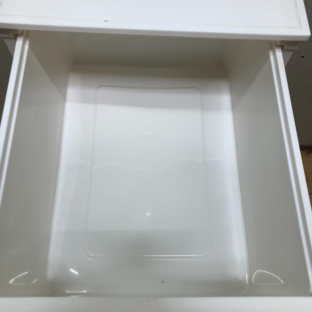 送料無料 プラスチック チェスト 衣類収納ケース 4段 ホワイト 250804-