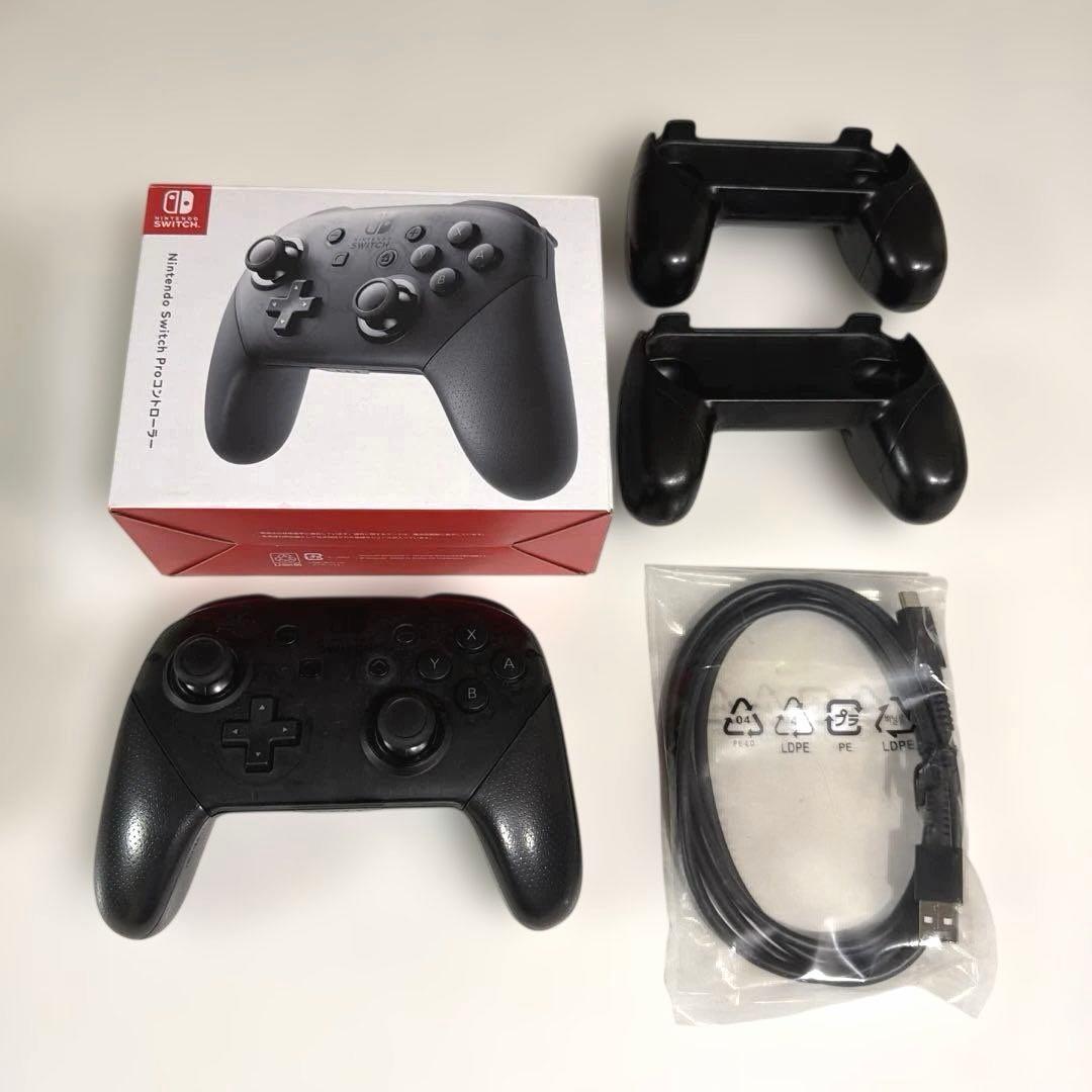 Nintendo Switch 本体 青/赤 Joy-Con 純正プロコン付き