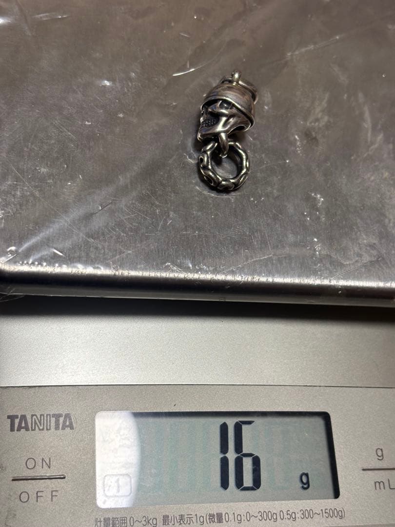き*さ様 スカルネックレス　silver925 16g