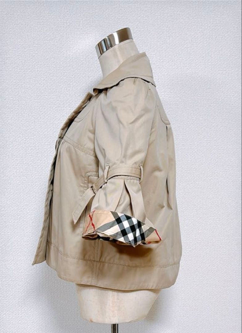 BURBERRY BLUELABEL 美品 ショートコート　ノバチェック　M相当