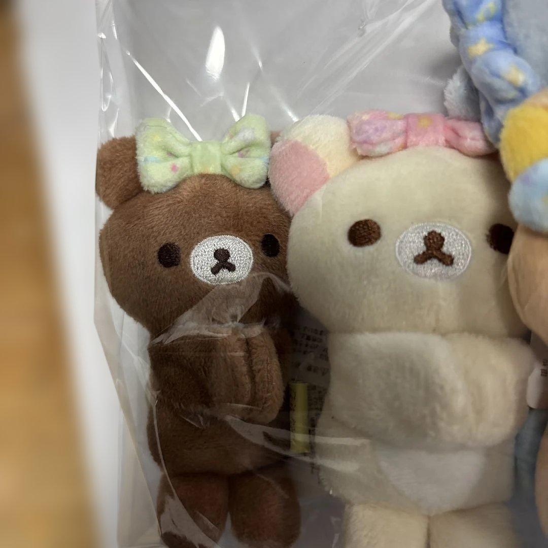 リラックマ　マグネットぬいぐるみ　にこにこhappy for you 全5種