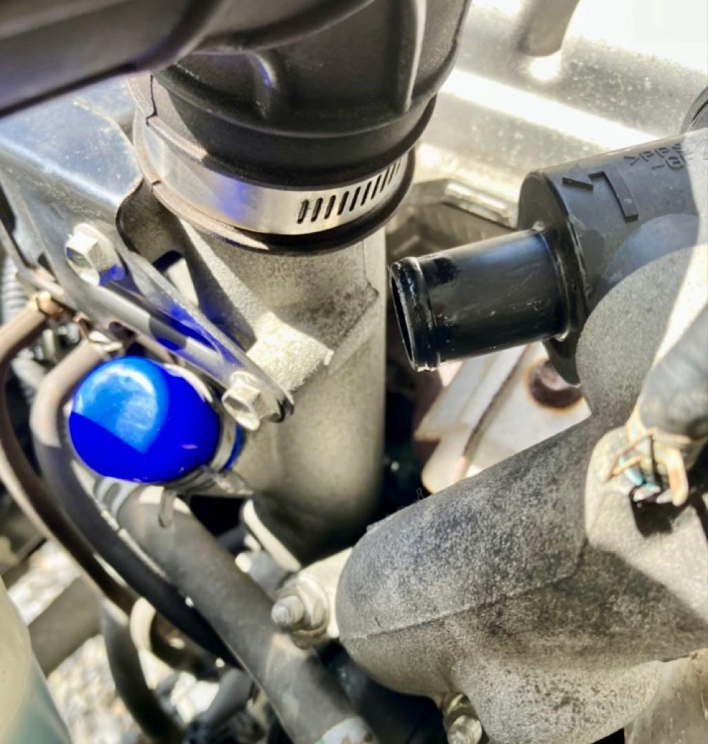 ジムニーJB23W ハイレスポンスパワークリーナー シリコン製メクラキャップ付