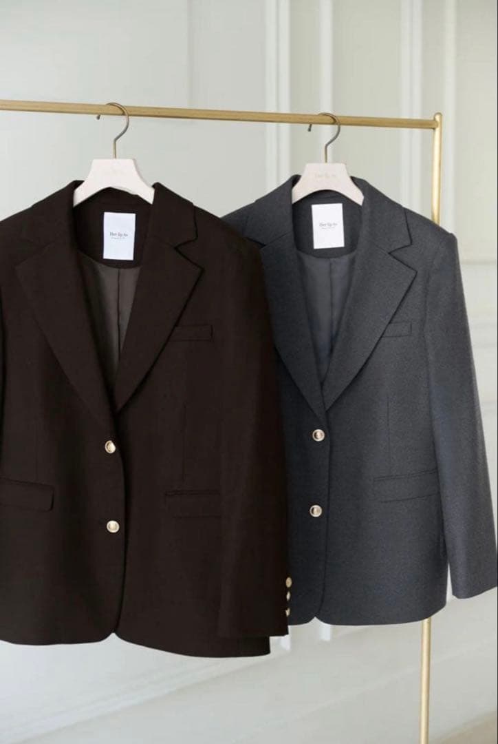 【完売】herlipto ♡ Romy Wool-Blend Jacket