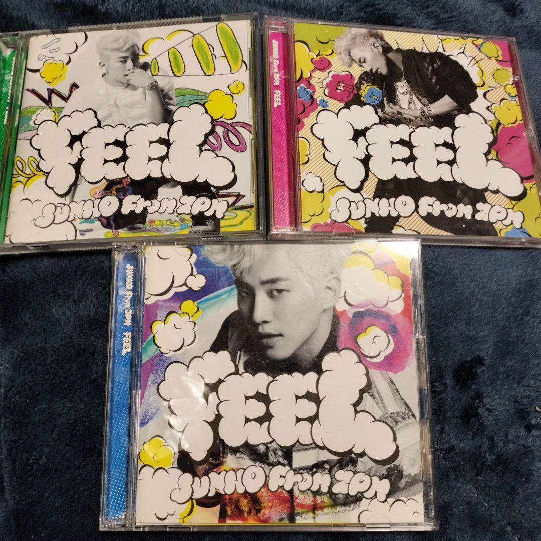 2PM　ジュノ　JUNHO 　FEEL 　CD　3枚セット